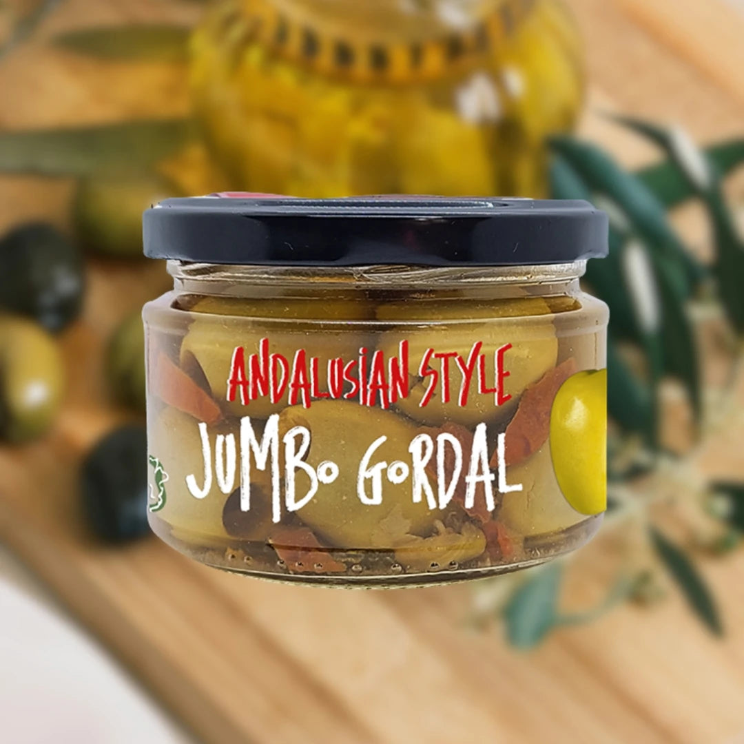 "Mediterranean Style & Andalusian Style" Pitted Jumbo Gordal Green Olives