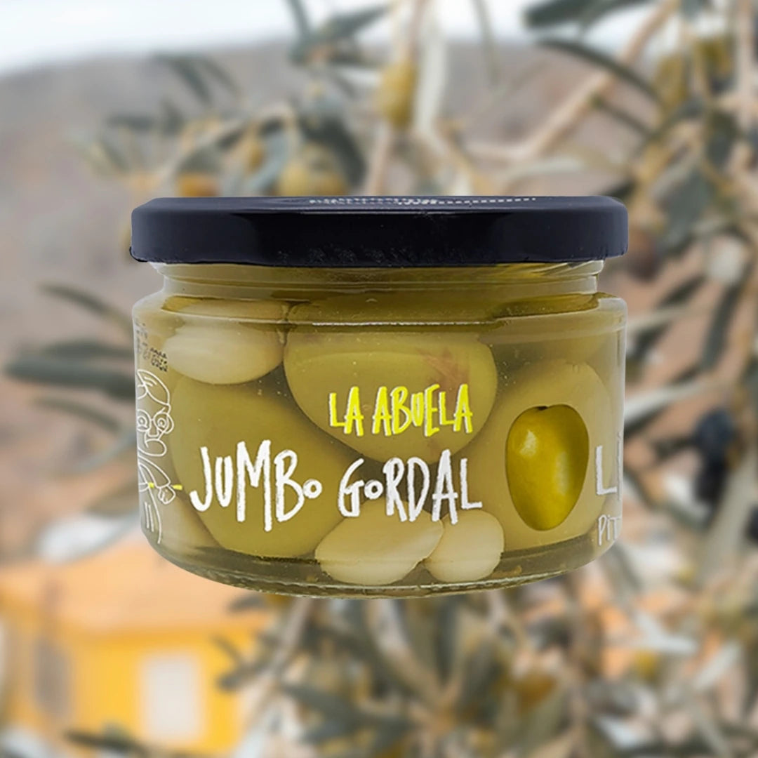 "Gazpacha & La Abuela" Verdial & Jumbo Gordal Green Olives Pitted