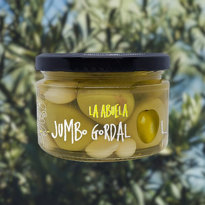 "La Abuela & Mojo Picon" Jumbo Gordal & Manzanilla Green Olives Pitted
