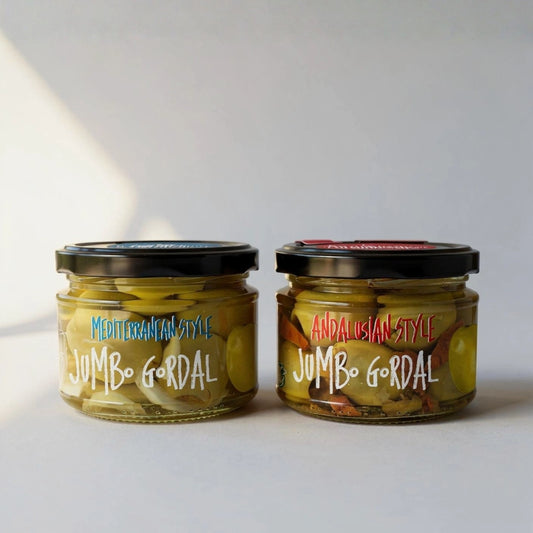 "Mediterranean Style & Andalusian Style" Pitted Jumbo Gordal Green Olives