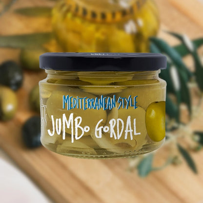 "Mediterranean Style & Andalusian Style" Pitted Jumbo Gordal Green Olives