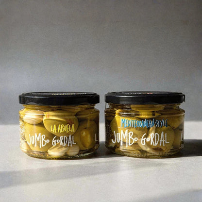 "La Abuela & Mediterranean Style" Pitted Jumbo Gordal Green Olives