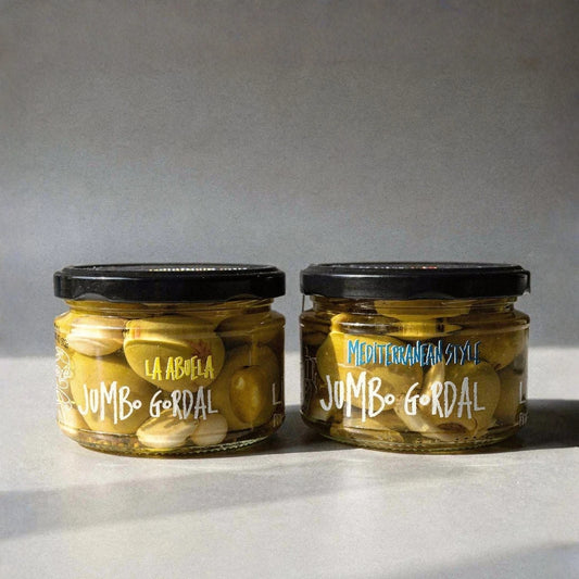 "La Abuela & Mediterranean Style" Pitted Jumbo Gordal Green Olives