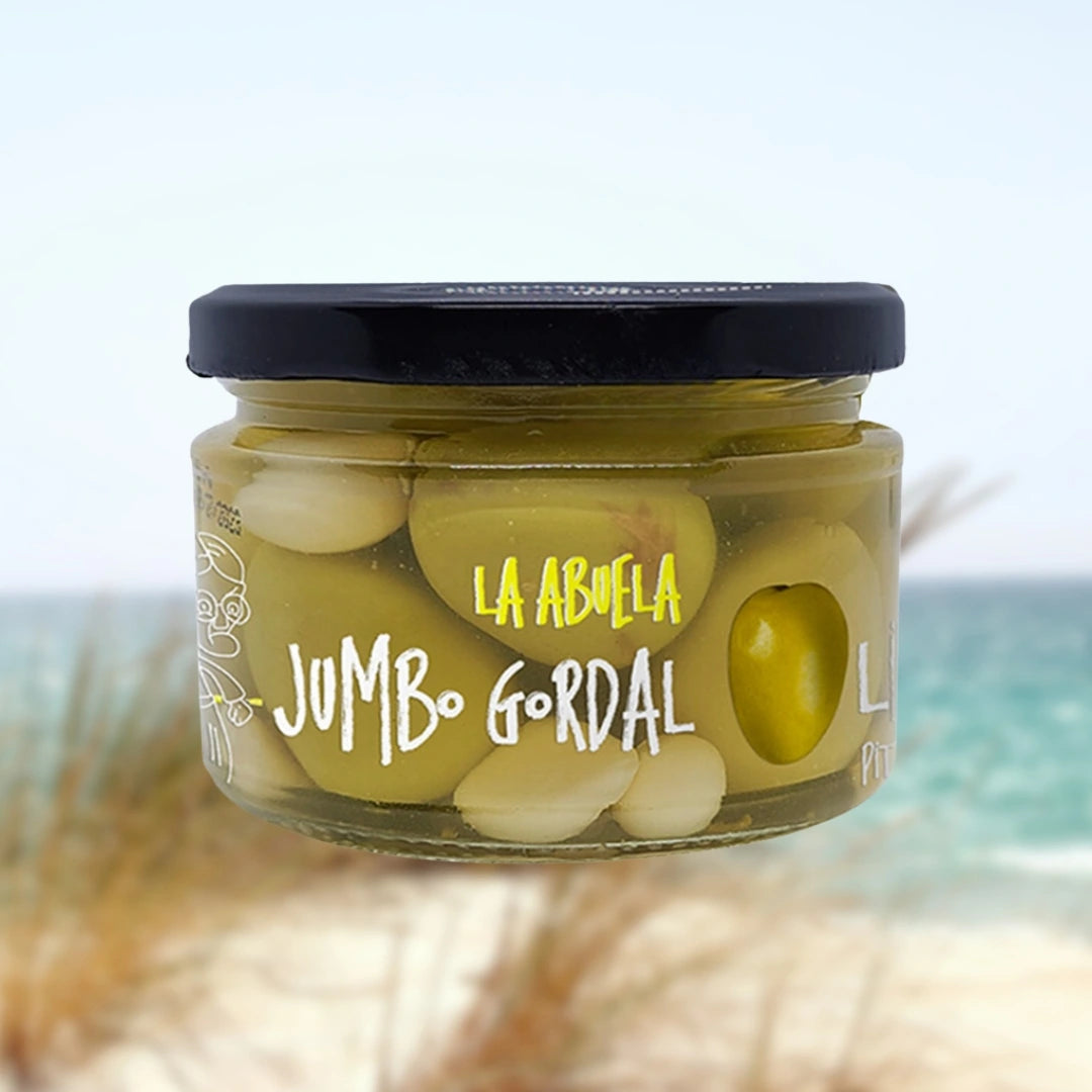 "La Abuela & Mediterranean Style" Pitted Jumbo Gordal Green Olives