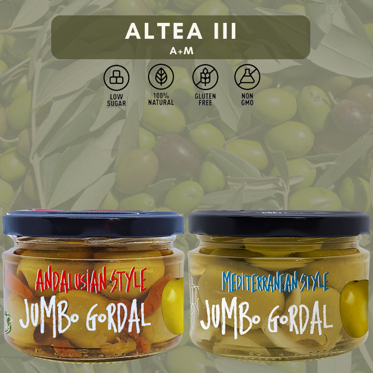 Chef Ole Spanish Gourmet Olives Gift Set: Premium Andalucian & Mediterranean Duo | Luxury Vegetarian Gift Basket with Pitted Jumbo Olives - Perfect for Foodie Connoisseurs" Set of 2, 10 oz jars.