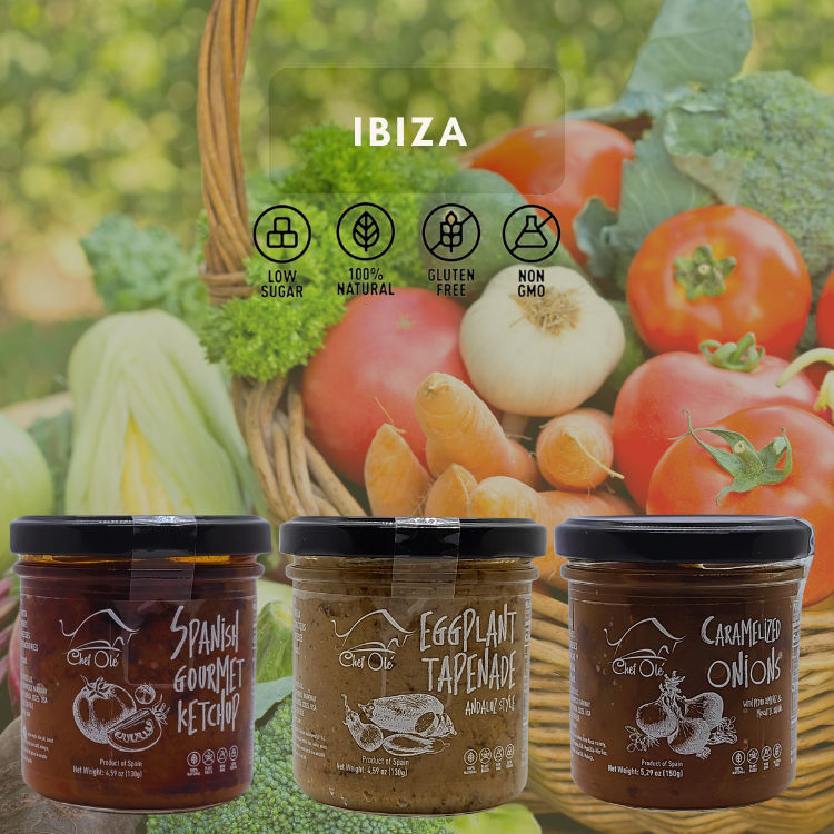 Chef Ole Boxes trio of Artisan Party Dip Appetizers - Sophisticated, 100% Natural, Ready-to-Eat Snack Pack with Gourmet  Flavors - Perfect for Entertaining