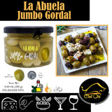 Chef Ole Olivia Gourmet Set of Spanish Olives - 5 Jars,3 Gordal Olives, 1 Verdial , 1 Manzanilla , Gourmet Gift Baskets of Green Olives from Around Spain, Gourmet Olives Selection for Spanish Food Recipes