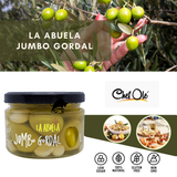 Chef Ole Olivia Gourmet Set of Spanish Olives - 5 Jars,3 Gordal Olives, 1 Verdial , 1 Manzanilla , Gourmet Gift Baskets of Green Olives from Around Spain, Gourmet Olives Selection for Spanish Food Recipes