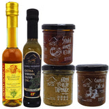 Miro 5 Healthy Food Mediterranean Gourmet Gift Basket Items.