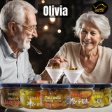 Chef Ole Olivia Gourmet Set of Spanish Olives - 5 Jars,3 Gordal Olives, 1 Verdial , 1 Manzanilla , Gourmet Gift Baskets of Green Olives from Around Spain, Gourmet Olives Selection for Spanish Food Recipes